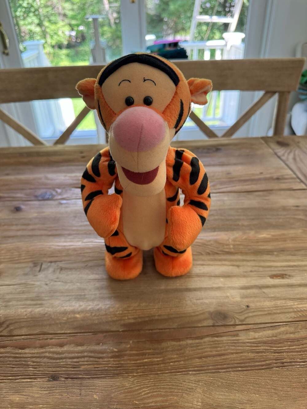 Vintage 1998 Disney Mattel Tigger Animated Talking Plush Toy 12 in - Working